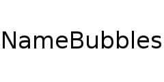 Name Bubbles logo