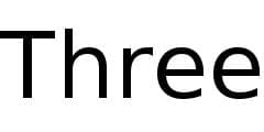 Three logo